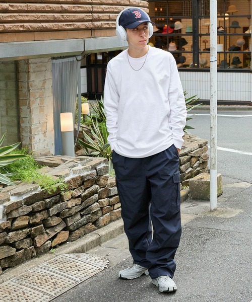 PRO CLUB （プロクラブ）の「PRO CLUB Heavyweight T-SHIRTS/プロクラブ 6.5オンス ヘビーウェイト クルーネック 長袖Tシャツ（Tシャツ/カットソー・メンズ・ホワイト/ネイビー/グレー/ブラック/チャコール・M/S/XL/L）」の20枚目の写真