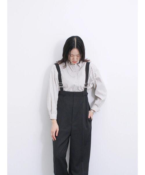 Samansa Mos2 blue（サマンサモスモスブルー）の「アソートサロペット（その他パンツ・レディース・ブラック/カーキ/グレー・F）」の11枚目の写真