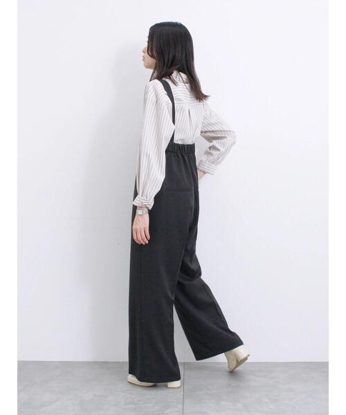 Samansa Mos2 blue（サマンサモスモスブルー）の「アソートサロペット（その他パンツ・レディース・ブラック/カーキ/グレー・F）」の14枚目の写真