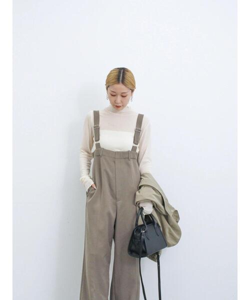 Samansa Mos2 blue（サマンサモスモスブルー）の「アソートサロペット（その他パンツ・レディース・ブラック/カーキ/グレー・F）」の19枚目の写真