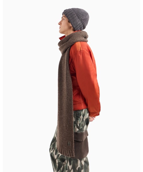 【セール】【A|X アルマーニ エクスチェンジ】＜オンライン限定＞AXロゴ ニットマフラー（マフラー）｜ARMANI EXCHANGE（アルマーニエクスチェンジ）