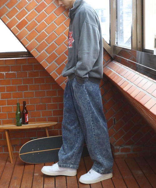 ８(eight)（エイト）の「半起毛ピグメントハーフジップ（スウェット・メンズ・グレー系その他/ブラック系その他・MEDIUM/LARGE）」の10枚目の写真