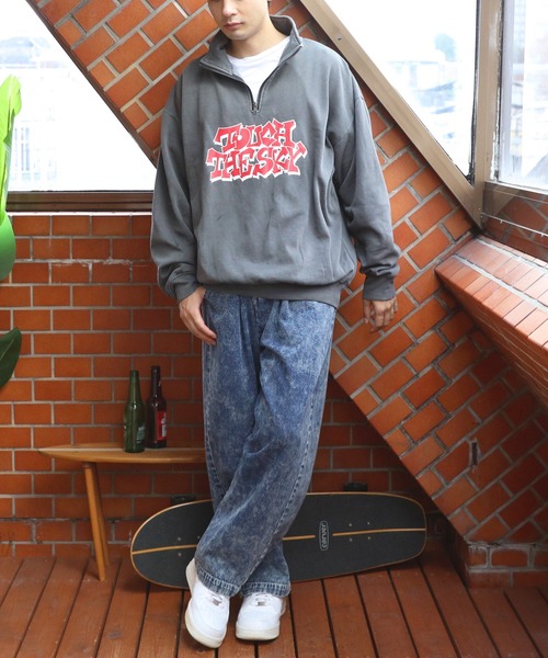 ８(eight)（エイト）の「半起毛ピグメントハーフジップ（スウェット・メンズ・グレー系その他/ブラック系その他・MEDIUM/LARGE）」の22枚目の写真