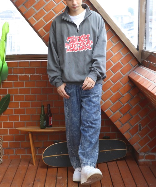 ８(eight)（エイト）の「半起毛ピグメントハーフジップ（スウェット・メンズ・グレー系その他/ブラック系その他・MEDIUM/LARGE）」の17枚目の写真