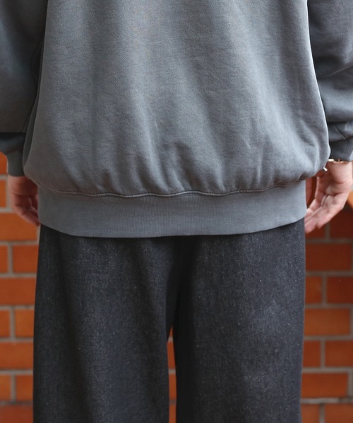 ８(eight)（エイト）の「半起毛ピグメントハーフジップ（スウェット・メンズ・グレー系その他/ブラック系その他・MEDIUM/LARGE）」の21枚目の写真