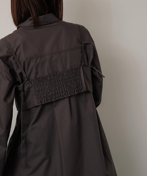 SENSE OF PLACE by URBAN RESEARCH（センスオブプレイスバイアーバンリサーチ）の「ビスチェシャツアンサンブル（シャツ/ブラウス・レディース・アイボリー/チャコールグレー/ブルー・ONE）」の12枚目の写真