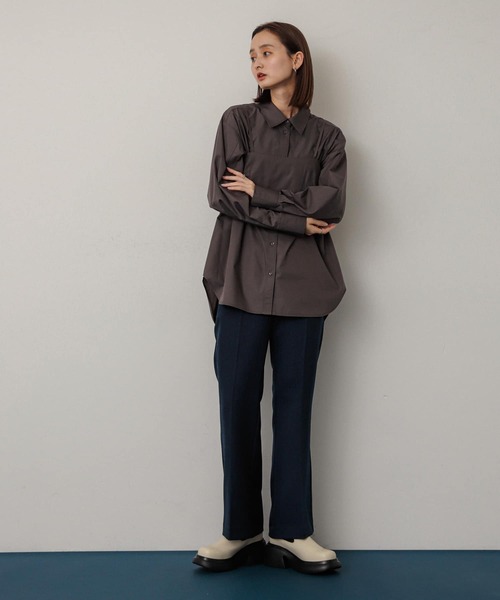 SENSE OF PLACE by URBAN RESEARCH（センスオブプレイスバイアーバンリサーチ）の「ビスチェシャツアンサンブル（シャツ/ブラウス・レディース・アイボリー/チャコールグレー/ブルー・ONE）」の15枚目の写真