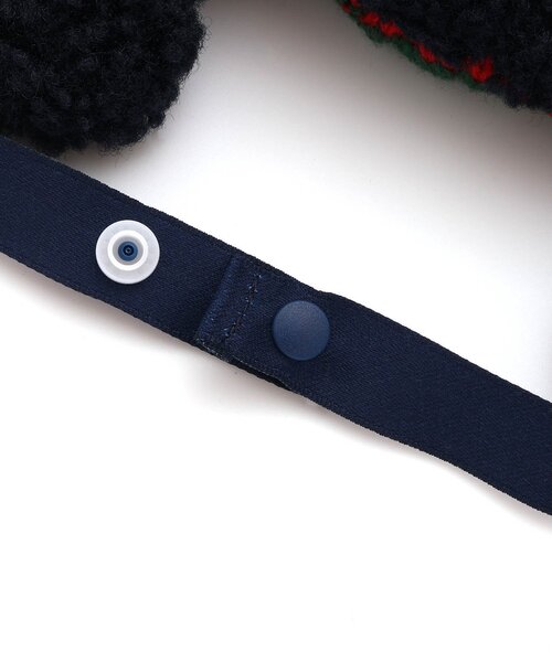 Ampersand（アンパサンド）の「耳当て付ニットキャップ（ニットキャップ/ビーニー・キッズ・ブラック/レインボー/キナリ/ラベンダー・48/50/54/58）」の16枚目の写真