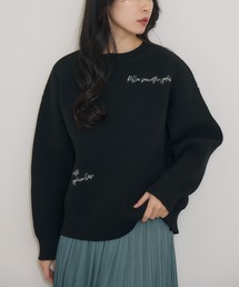 KATHARINE ROSS | 【PILLINI/ピリーニ】PILLINI刺繍ロゴニット(ニット/セーター)