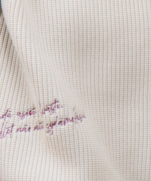 KATHARINE ROSS（キャサリンロス）の「【Pillini/ピリーニ】PILLINI刺繍ロゴニット（ニット/セーター・レディース・ブラック/ベージュ/ネイビー・MEDIUM）」の11枚目の写真