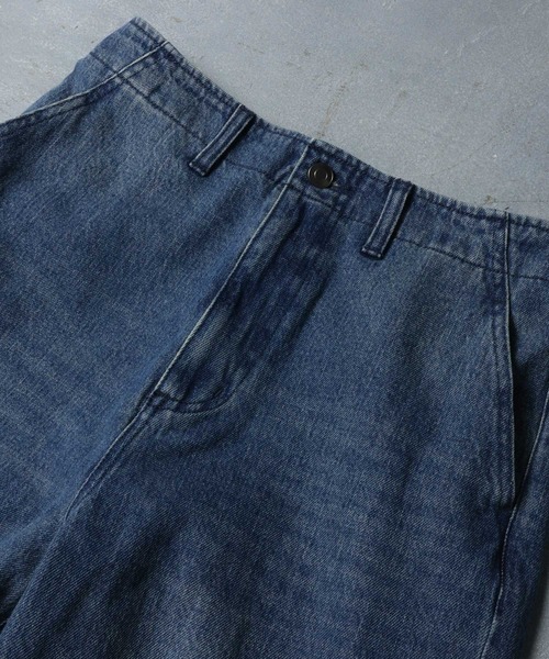 レギュラー丈】デニムでつくった、まるカッコ()パンツ。（デニム