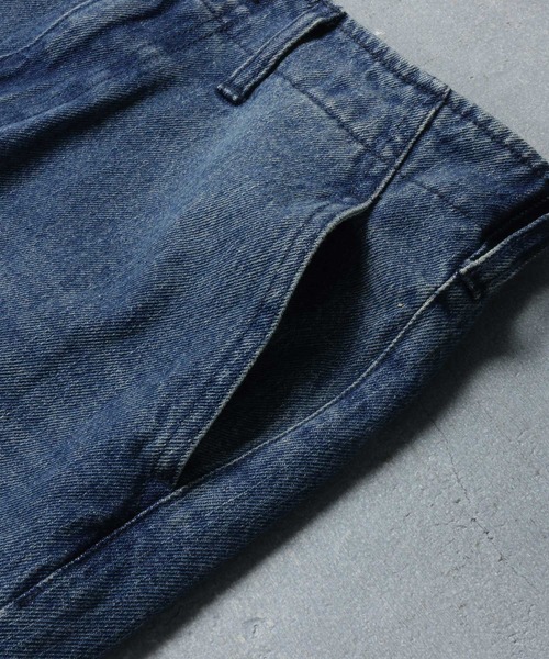 soulberry(ソウルベリー)の「ちょっぴりワイドな、日常デニム。(デニムパンツ・レディース・ブルー/ネイビー・LL/L/M/4L/3L)」の10枚目の写真