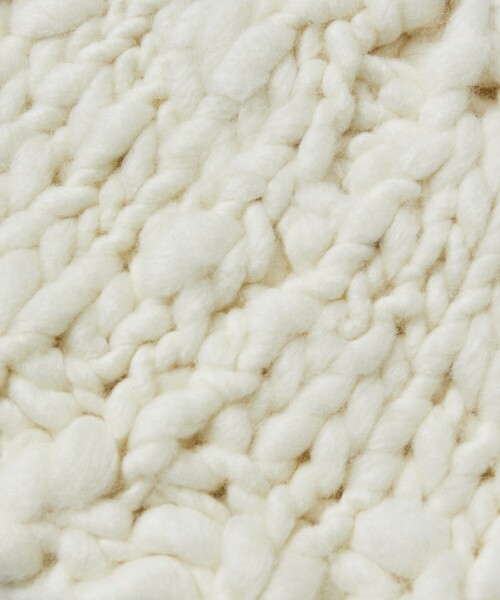 Firsthand(ファーストハンド)の「Firsthand/ファーストハンド ライトウェイトハンドニットビーニー(ニットキャップ/ビーニー・レディース・ブラック/オフホワイト/ストライプ・FREE)」の10枚目の写真