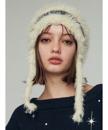 EMODA | シャギーストライプニットキャップ(ニットキャップ/ビーニー)