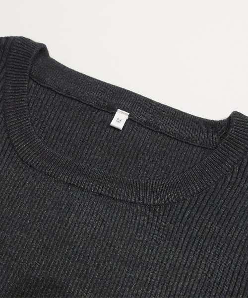 coca（coca）（コカ）の「【WEB限定セール】2点セット リブニット＆ポロカーディガン セットアップ（ワンピース・レディース・ブラック/チャコール・M/L）」の20枚目の写真