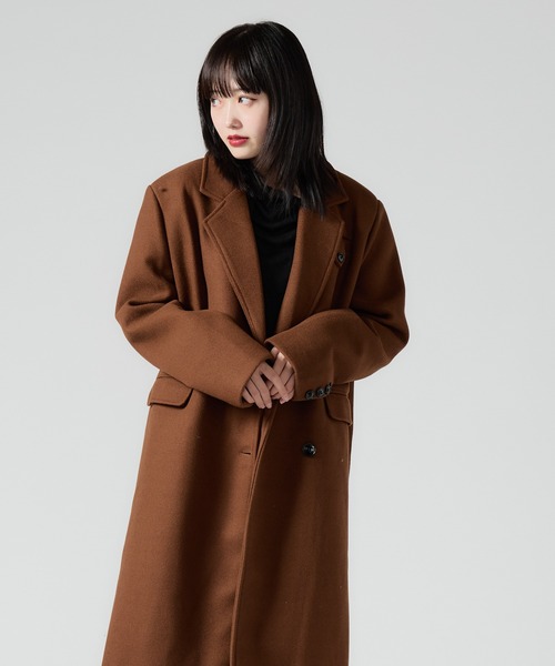 Fake Melton Chester Coat / フェイクメルトンチェスター