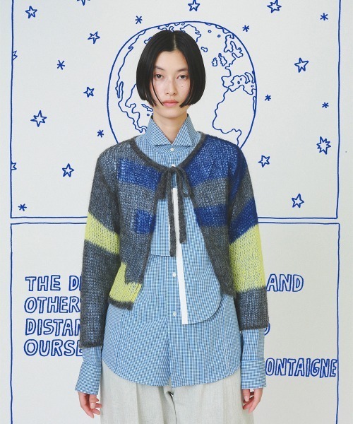 soduk（スドーク）の「drawing knit cardigan（カーディガン
