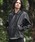 CAMBIO�i�J���r�I�j�́umj10378- Synthetic Leather Zip Up Jacket �W�b�v�A�b�v�W���P�b�g�i���̑��A�E�^�[�j�v�b�u���b�N