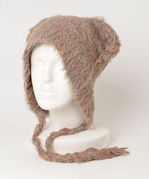 HIKA（ヒカ）の「【HIKA】くま耳ネップニットCAP（ニットキャップ/ビーニー）」