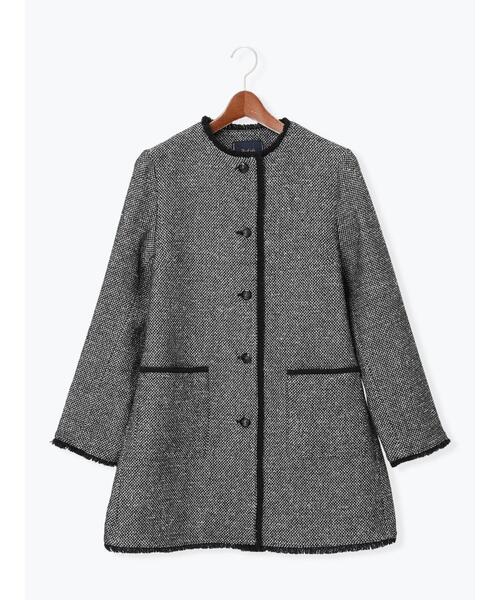 Te chichi CLASSIC（テチチクラシック）の「ネコアシツィードクラシカルコート（その他アウター・レディース・ブラック/ネイビー・F）」の19枚目の写真