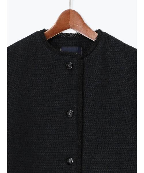 Te chichi CLASSIC（テチチクラシック）の「ネコアシツィードクラシカルコート（その他アウター・レディース・ブラック/ネイビー・F）」の22枚目の写真