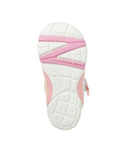 MIKI HOUSE（ミキハウス）の「ダブルラッセル セカンドベビーシューズ（スニーカー・キッズ・ピンク/マルチ・15.5cm/15cm/14.5cm/14cm/13.5/13cm）」の13枚目の写真