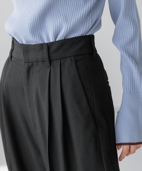 LOWRYS FARM(ローリーズファーム)の「ウールチョウワイドパンツ 150162(その他パンツ・レディース・ブラック/グレー/ネイビー・MEDIUM/LARGE)」の9枚目の写真
