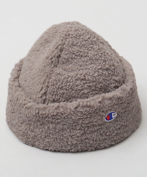 Champion（チャンピオン）の「シープボアワッチ ボリュームシルエット（キャップ・メンズ・グレー/グレイッシュベージュ・FREE）」の3枚目の写真