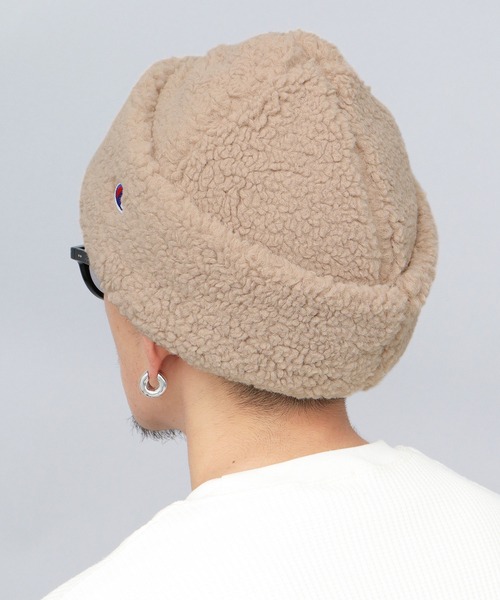 Champion（チャンピオン）の「シープボアワッチ ボリュームシルエット（キャップ・メンズ・グレー/グレイッシュベージュ・FREE）」の19枚目の写真