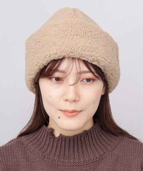 Champion（チャンピオン）の「シープボアワッチ ボリュームシルエット（キャップ・メンズ・グレー/グレイッシュベージュ・FREE）」の20枚目の写真