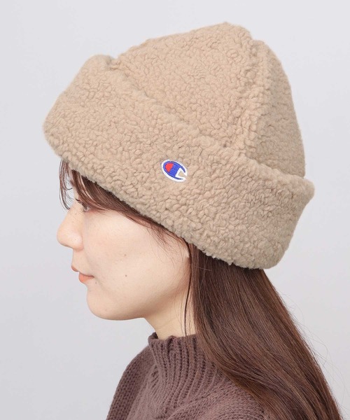 Champion（チャンピオン）の「シープボアワッチ ボリュームシルエット（キャップ・メンズ・グレー/グレイッシュベージュ・FREE）」の21枚目の写真