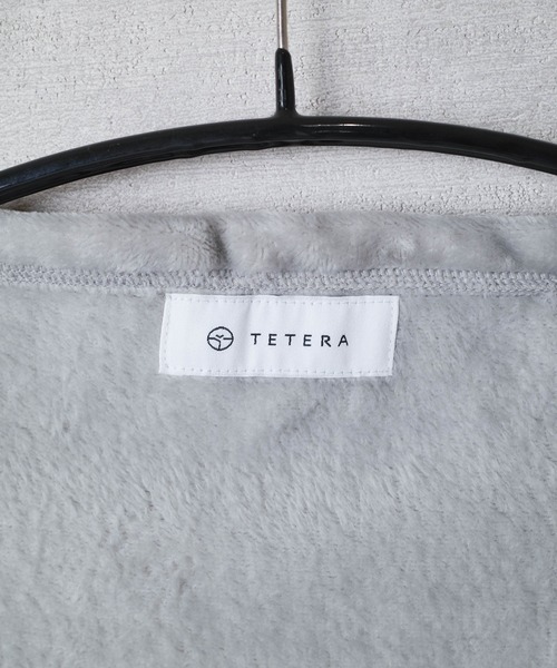 TETERA(テテラ)の「【TETERA/テテラ】ポンチョブランケット TETE24-002(ポンチョ・レディース・ブラック/ライトグレー/ライトベージュ・FREE)」の17枚目の写真