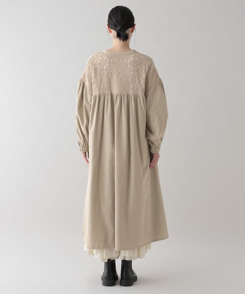 natural By Clip 刺繍ロングワンピース studio CLIP（スタディオクリップ）の「《natural by clip》アップリケ