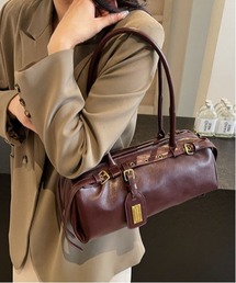 FREE STYLISTS | 《横長バッグ》クラシカルレトロダブル バックル ボストンバッグ(ボストンバッグ)