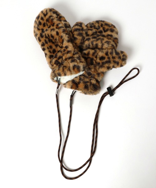 LOWRYS FARM（ローリーズファーム）の「コードツキフェイクファーミトン　 149229（手袋・レディース・アイボリー/ブルー/ブラウン・FREE）」の9枚目の写真