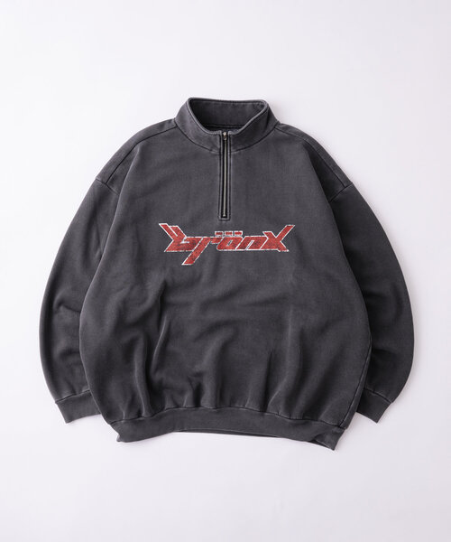 WHO'S WHO gallery（フーズフーギャラリー）の「【UNISEX/ユニセックス】 BRONXハーフジップスウェット（スウェット・レディース・ネイビー/チャコールグレー・FREE）」の13枚目の写真