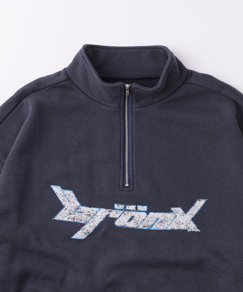 WHO'S WHO gallery（フーズフーギャラリー）の「【UNISEX/ユニセックス】 BRONXハーフジップスウェット（スウェット・レディース・ネイビー/チャコールグレー・FREE）」の17枚目の写真