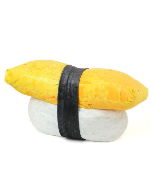 niko and...(ニコアンド)の「【寿司パーティー】コラボモチモチ寿司クッション タマゴ(クッション/クッションカバー・レディース・イエロー・0)」の2枚目の写真