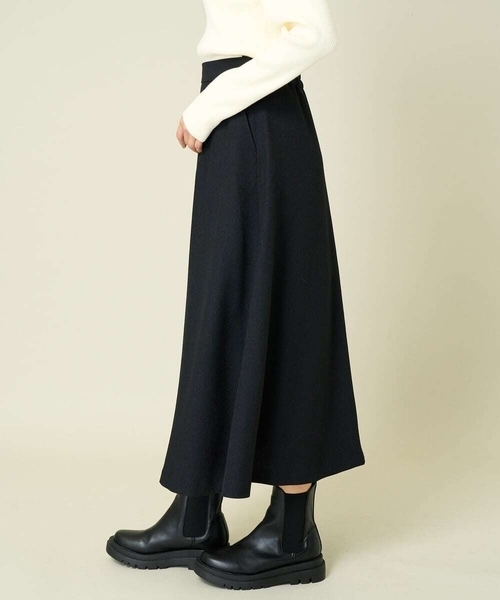 a.v.v（アーヴェヴェ）の「【洗える】ウール調フレアスカート（スカート・レディース・ブラック/グレー系その他・36/40/38/34/42）」の18枚目の写真