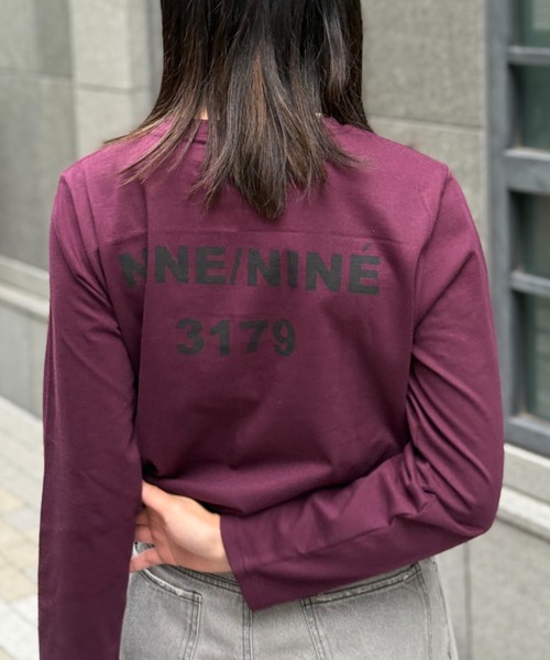 deux amour(ドゥーザムール)の「BACK NINEロゴT(Tシャツ/カットソー・レディース・チャコールグレー/ホワイト/ボルドー・FREE)」の1枚目の写真