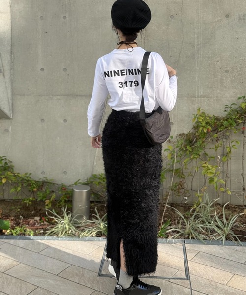 deux amour(ドゥーザムール)の「BACK NINEロゴT(Tシャツ/カットソー・レディース・チャコールグレー/ホワイト/ボルドー・FREE)」の18枚目の写真