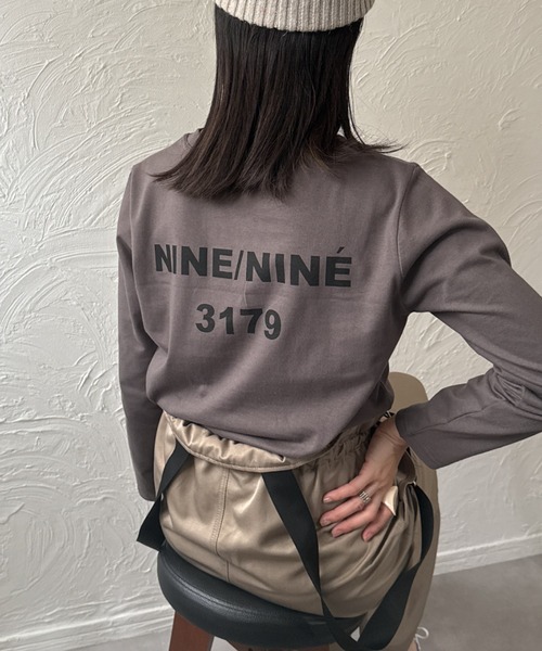 deux amour(ドゥーザムール)の「BACK NINEロゴT(Tシャツ/カットソー・レディース・チャコールグレー/ホワイト/ボルドー・FREE)」の20枚目の写真