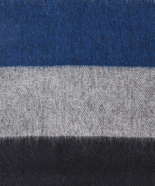 TWEED MILL(ツイードミル)の「【TWEEDMILL/ツイードミル】Lambswool Muffler Border 25(マフラー・メンズ・グレー系その他/ブラウン系その他・FREE)」の19枚目の写真