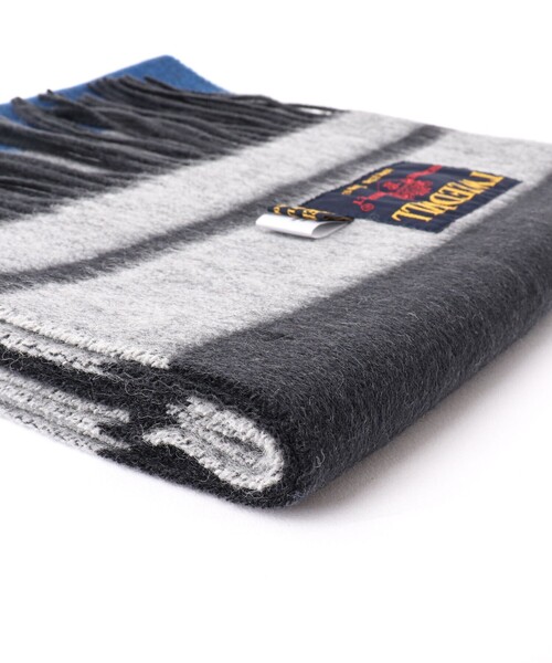 TWEED MILL(ツイードミル)の「【TWEEDMILL/ツイードミル】Lambswool Muffler Border 25(マフラー・メンズ・グレー系その他/ブラウン系その他・FREE)」の22枚目の写真