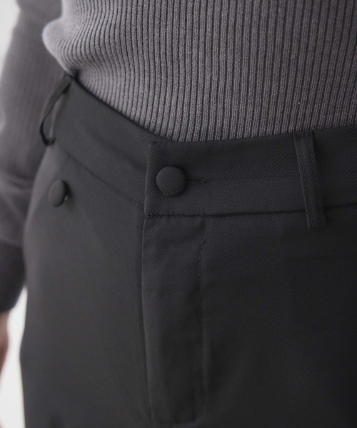 Edit Sheen（エディットシーン）の「ラップワイドパンツ（その他パンツ・レディース・ブラック/グレー・M）」の14枚目の写真