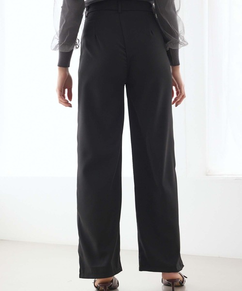 Edit Sheen（エディットシーン）の「ラップワイドパンツ（その他パンツ・レディース・ブラック/グレー・M）」の13枚目の写真