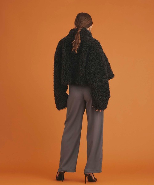 Edit Sheen（エディットシーン）の「ラップワイドパンツ（その他パンツ・レディース・ブラック/グレー・M）」の9枚目の写真