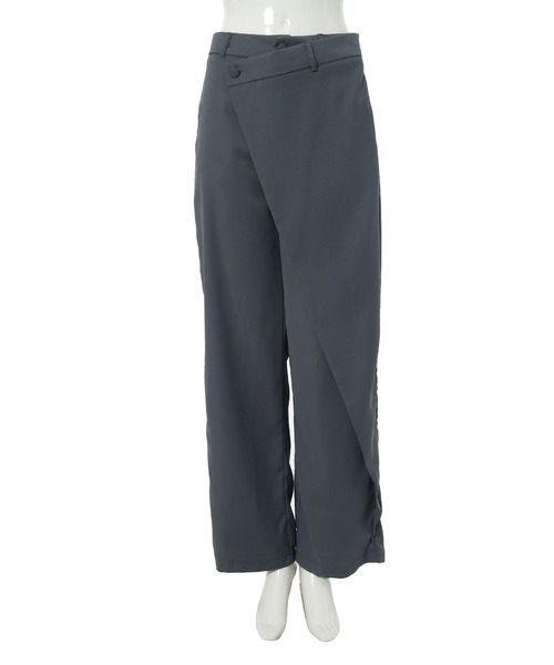 Edit Sheen（エディットシーン）の「ラップワイドパンツ（その他パンツ・レディース・ブラック/グレー・M）」の21枚目の写真