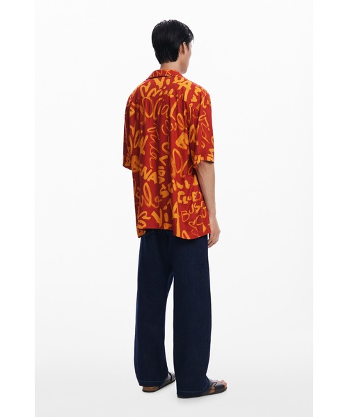 デシグアル Desigual ブラウス3/4袖 KAVALA （オレンジ） デシグアル Desigual ブラウス3/4袖 KAVALA （オレンジ