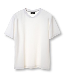 MEN'S BIGI | シェブロン柄リンクスジャカードTシャツ<接触冷感><抗菌防臭>(Tシャツ/カットソー)